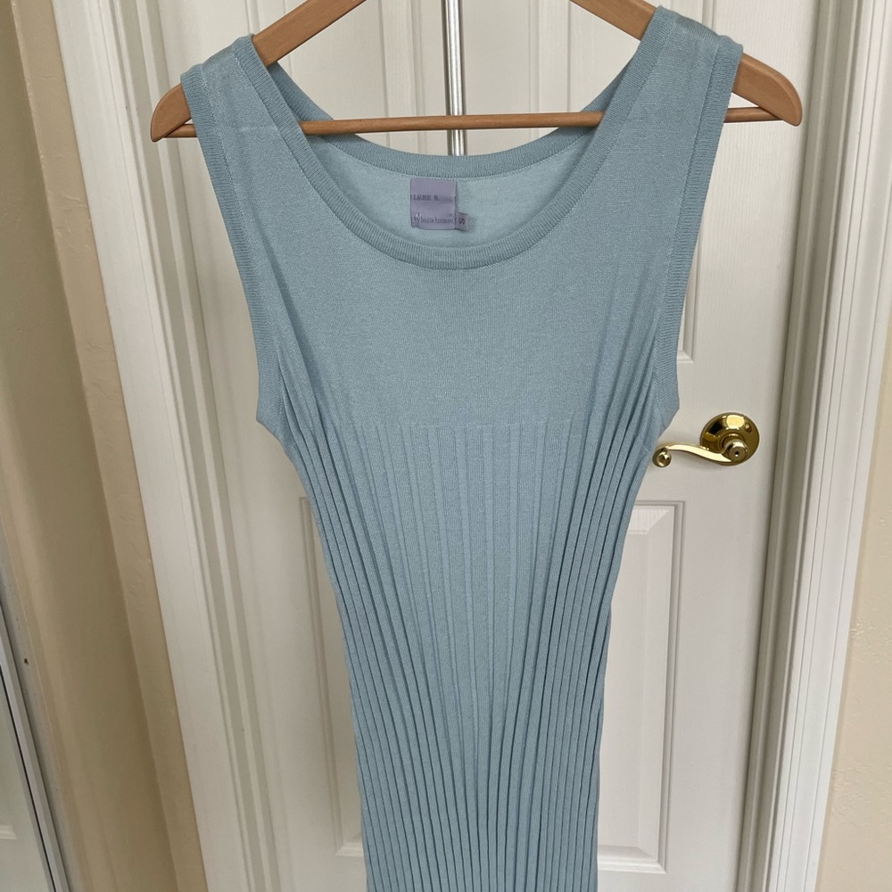 Knitted column dress . Gently worn .